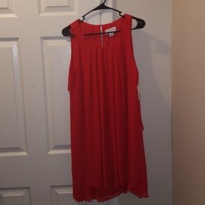 Sleeveless shift dress